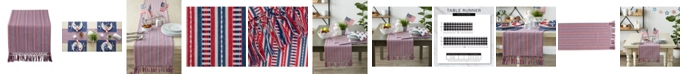Design Imports Dobby Stripe Table Runner